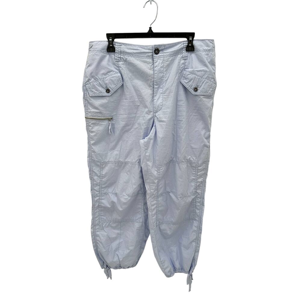 ANTHROPOLOGIE Periwinkle Cargo Parachute Jogger Pant // 32T